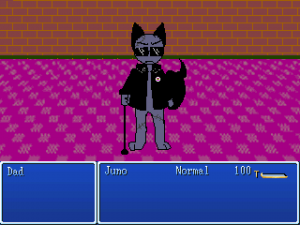 Screenshot from Cronies the Game by Megasocky - Battle with ally dad!