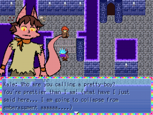 Screenshot z gry Kale's Adventure autorstwa lavendersiren