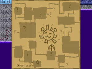 Screenshot z gry Kale's Adventure autorstwa lavendersiren