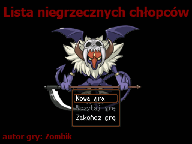 Lista niegrzecznych chłopców